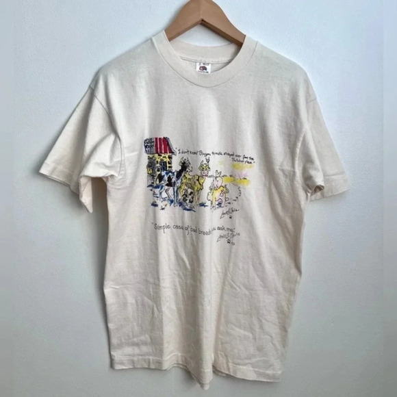 Lowell Davis 90’s Single Stitch‎ Print T-Shirt - Picture 1 of 9
